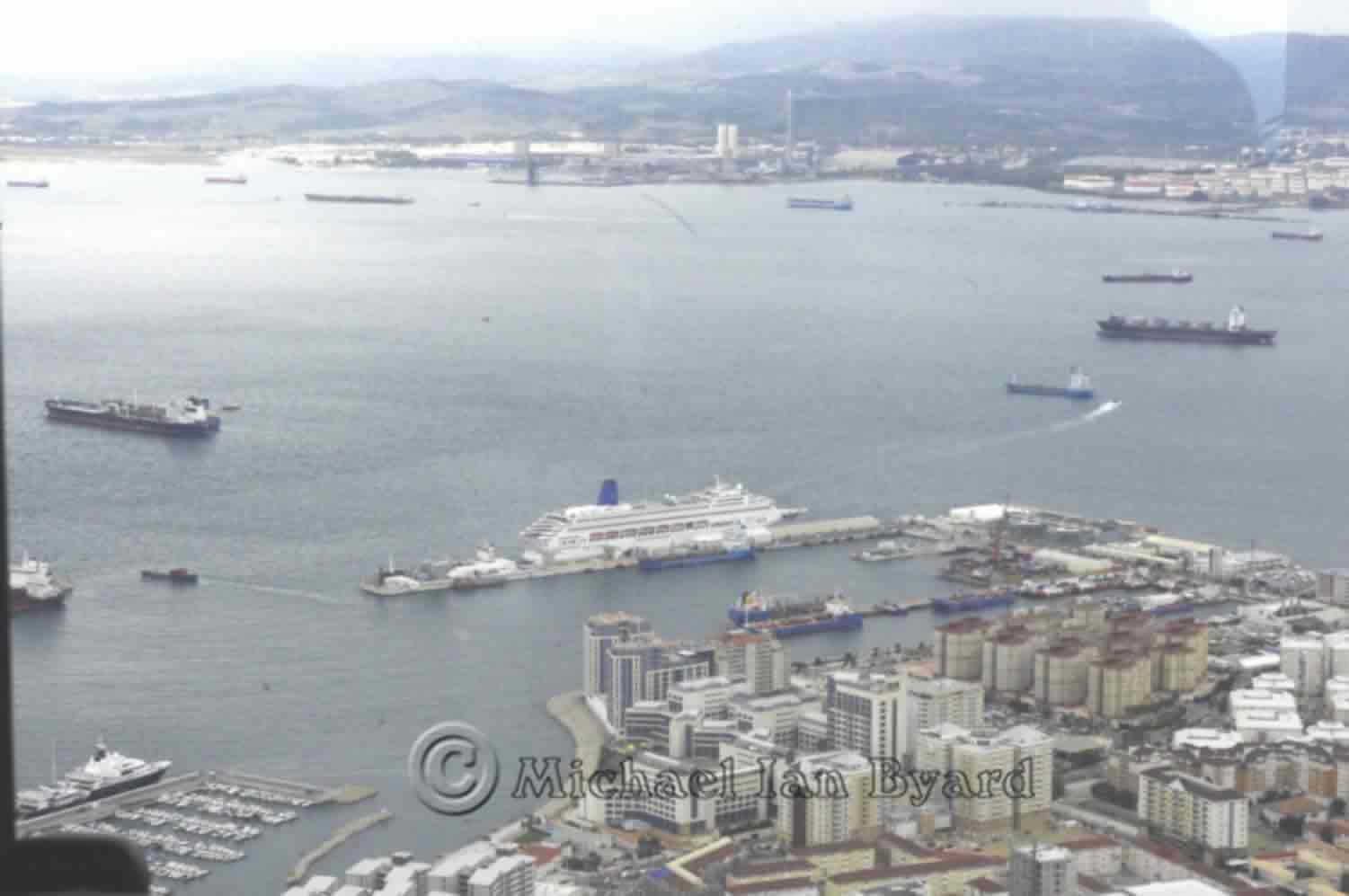 Gibraltar from Rock Summit